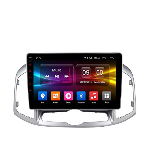 Android Auto Stereo Navi Für Chevrolet Captiva 2011-2017 Head Unit GPS-Navigationssystem SWC 4G WiFi BT USB AUX Funkkarte Satellitennavigator