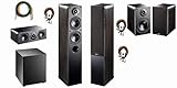 NUOVO Kit completo per Home Cinema con cavi di collegamento in rame puro OFC e cavo schermato per subwoofer