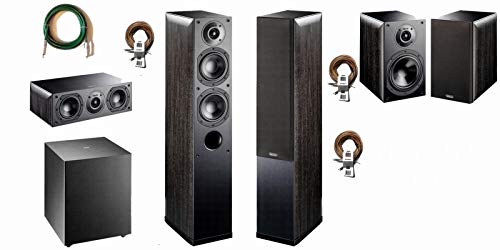 NUOVO Kit completo per Home Cinema con cavi di collegamento in rame puro OFC e cavo schermato per subwoofer