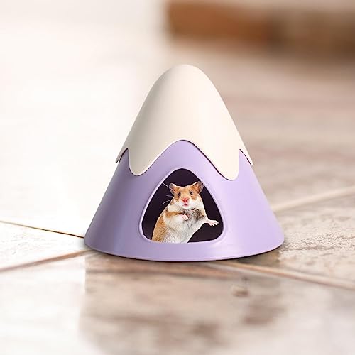 Esconderijo do Hamster,Chinchilla Snowy Mountain Shape Mini Hut | Gaiola para pequenos animais em fo