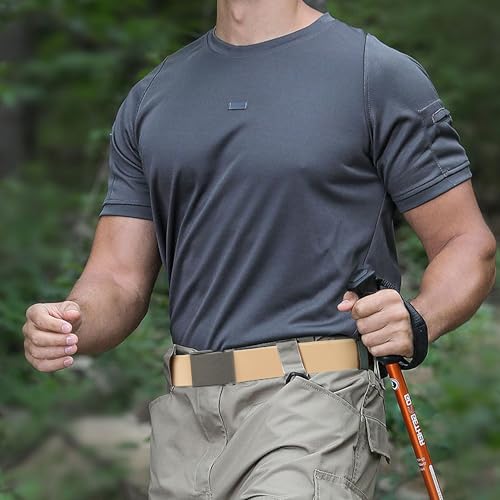 Image of Mile High Life Canvas Web Belt | Cut to Fit Up to 52 inch | Flip-Top Matte Silver Nickel Buckle 12 Colors