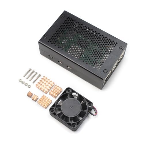 Boîtier métallique robuste en alliage d'aluminium durable avec refroidissement pour 5