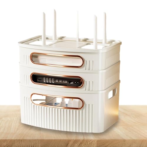 Boîte de rangement Wi-Fi décorative pour libérer l'espace nuit