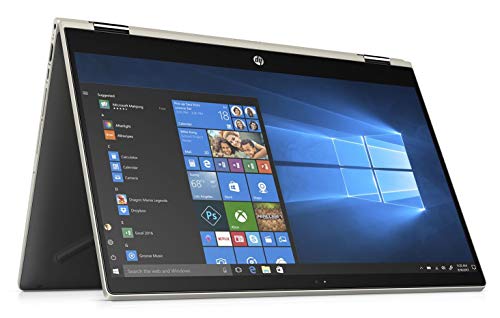 HP High Performance 2-in-1 Convertible Laptop, 15.6” FHD Touch-Screen IPS Display, Latest Intel