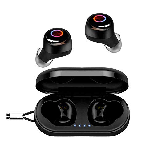 Himedia Q65 Bluetooth Kopfhörer Kabellos Noise Cancelling In Ear Ohrhörer True Wireless Bluetooth 5.0 Headset mit Akku/Batterie Sport IPX7 wasserdicht Mikrofon für iPhone Android Cover