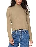 Strickpullover mit hohem Kragen