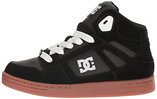 Dc Shoes Boy's Dc Youth Rebound Skate Shoes Sneaker, Black/Gum, 6.5 Little Kid #TOP7