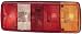 Produktbild HELLA 2VP 003 567-111 Rückleuchte - Halogen - für u.a. MAN F8, F9-series - ECE/ADR/GGVS - links