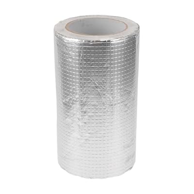 RATCHROLL 1 Roll Underbelly Tape Waterproof 16.40ftx7.87"x0.04" Flex Belly Tape for RV Mobile Home, Camper Travel Trailer, Tear Repair Patch Silver Tone