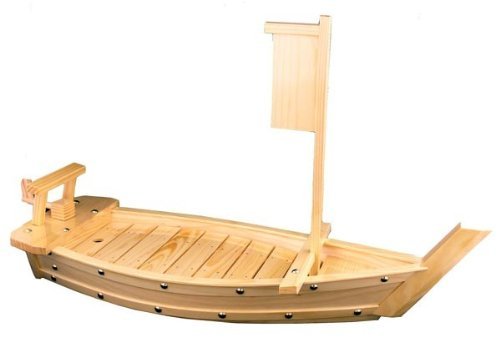 Asian Home Natural Bamboo Sushi Tray Boat 50CM 20"