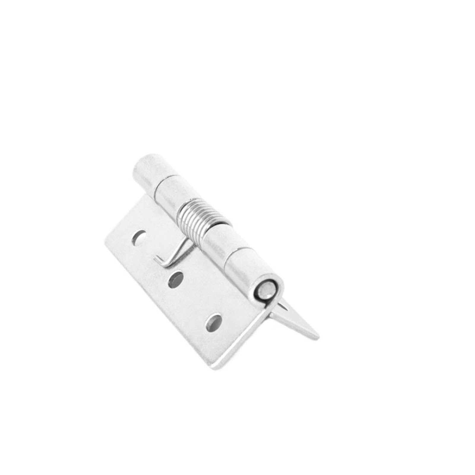 6PCS Stainless Steel Spring Hinge Self Closing Furniture Wooden Doors Metal Hinges for Kitchen Cabinet Cupboard Closet Wardrobe for Doors(60mm)