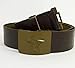 Made in USSR soviet army Soldier canvas faux leather Belt with Green buckle Brand new