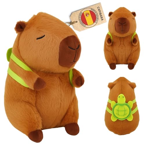 PROAX® Peluche Capibara 25 cm | Capybara Kawaii Suave y Achuchable | Muñeco Capibara Peluche de Capibara Original y Tierno