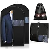Housse de Costume Homme: Dans un ton noir classique, cette housse à vêtements respire une élégance subtile mais intemporelle. Des matériaux de haute qualité, doux et durables, une surface lisse et délicate, une couture exquise et des coutures fines garantissent que chaque détail est de la plus haute qualité. Le style noir classique le rend adapté à de nombreuses occasions formelles, qu'il s'agisse d'une réunion d'affaires ou d'un événement social, il peut être parfaitement combiné.