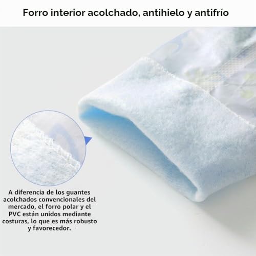 Miniatura 5 de Latrat 3 Pares De Guantes De Cocina Antideslizantes Largos, Guantes De Goma Para Cocina, Lavado De Platos, Limpieza De Lavandería Doméstica