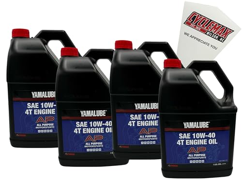Aceite para motor 4 tiempos 10W40 Cyclemax 4 galones