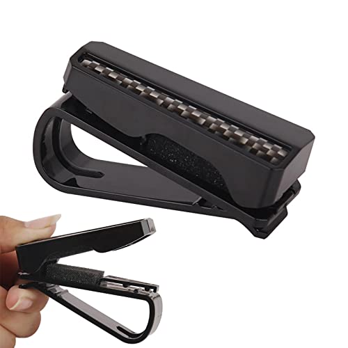 Clipe de vidro para viseira de sol,Porta óculos de viseira para carro - Clipe de suporte para óculos