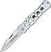 Smith & Wesson Erwachsene Messer Taschenmesser Aluminium-Griffschalen Länge geöffnet: 20.4 cm, Silber, 21 cm
