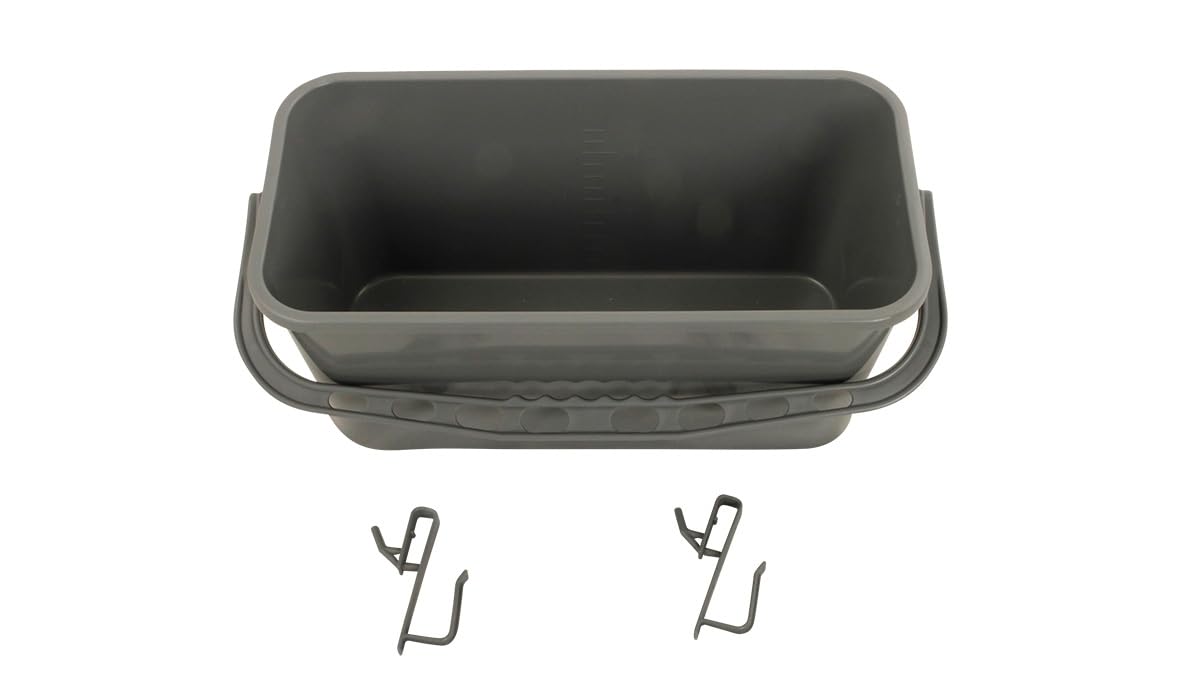 Set Pulizia Vetri con Asta Telescopica 1,25m e Secchio 15L