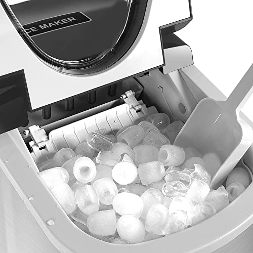 Fabricadora de Hielos de Acero Inoxidable 2.2L miniatura 6
