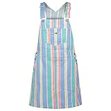 tommy hilfiger latzhose  Tommy Hilfiger Jeans TJW Stripe Dungarea Dress Latzhose für Damen DW0DW10964 C1T Light Powdery Blue Stripe, tommy-dw0dw10964-c1t-1-M, Blau, tommy-dw0dw10964-c1t-1-M M