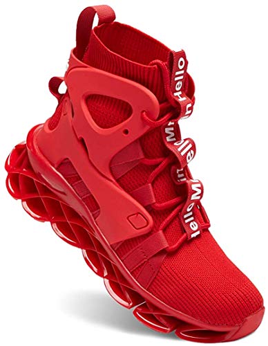 Image of Hello MrLin Men's Running Shoes Non Slip Athletic Tennis Walking Blade Type Sneakers Hip Hop