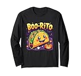 Photo Gallery boo-rito halloween burrito cute ghost pumpkin funny maglia a manica Photo Gallery boo-rito halloween burrito cute ghost pumpkin funny maglia a manica