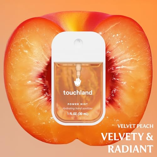 touchland power mist hydrating hand sanitizer spray juicy trio set watermelon peach berry 1 fl oz travel size set of 3