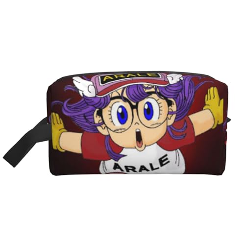 スランプ アラレちゃん 化粧ポーチ トイレタリーバッグ トラベルバッグ 軽量 ミニポーチ おしゃれで かわいい 化粧品収納袋 人気 アニメ ユニセックス 男女兼用