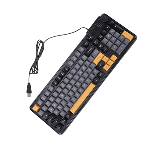 Clavier de jeu rétroéclairé à membrane avec bouton de commande multimédia