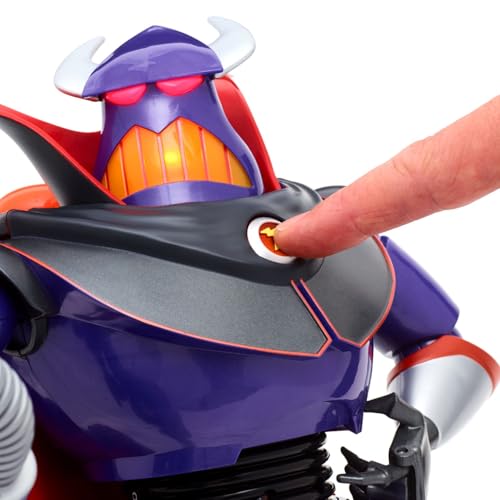 Image of Disney Store Official Zurg Talking Action Figure from Toy Story, Features Sounds and Phrases from The Movies, Interacts with Other Figures and Toys