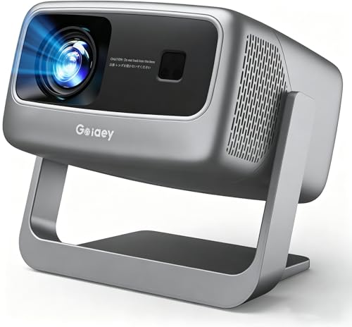 Image of High ANSI/ Official-NetfIix/360°Stand Outdoor Projector with WiFi and Bluetooth, Auto Focus, Auto Keystone 4K Projector Native 1080P Support Smart Proyector