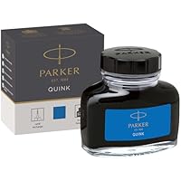 Parker 1950377 QUINK Ink Bottle, Washable Blue, 57ml