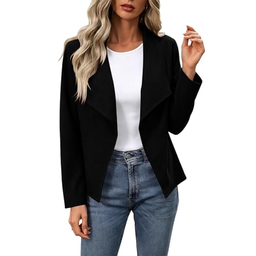 Veste femme en daim blouson décontracté manches longues veste chaude grande taille