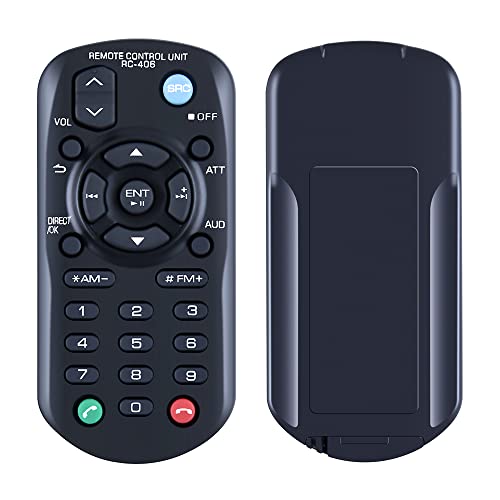 PZL RC-406 Replacement Remote Control for Kenwood Car Stereo System CD Receiver Audio Player KDC-MP155U KDC-X997 KDC-X697 KDC-655U KCA-RC406 KDC-355U KMR-355U KDC-255U KDC-X397 KDC-MP255U KDC-155U