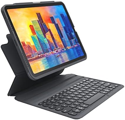 ZAGG Pro Keys Detachable Case and Wireless Keyboard for Apple iPad 10.9 10th GEN, Multi-Device Bluetooth Pairing, Backlit Laptop-Style Keys, Apple Pencil Holder, 6.6ft Drop Protection, Lightweight