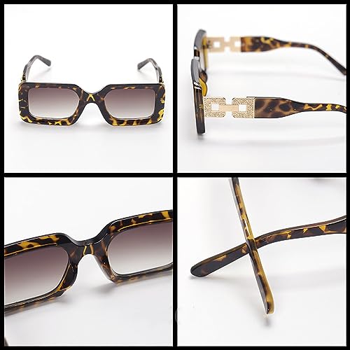 Retro Female Male Top Sunglasses Women Diamond Connecting Frame Legs Sun Glasses Men3