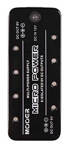 Mooer Micro Power optimisez votre pedalboard de scène avec cette alimentation 8 effets