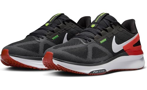 Nike Air Zoom Structure 25 Unisex Shoes Size 11.5, Color: Black/White/Picante Red
