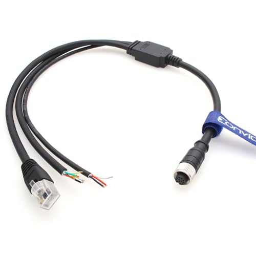Prise aéronautique M12 12 broches femelle avec câble de données pour DJI Livox Mid 70