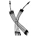 Produktbild TRAMILY 4 Y-Abzweig Y Typ Solarpanel-Kabelkabel, Stecker Buchse Stecker Solarpanel Verlängerungskabel PV-Drahtadapter