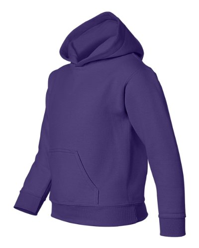 Gildan Heavy Blend Youth Hooded Sweatshirt, Purple, Small2