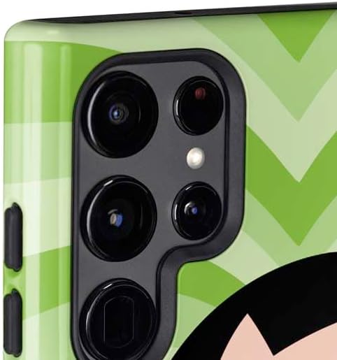 Skinit Impact Phone Case Compatible with Galaxy S24 Ultra - Officially Licensed Cartoon Network Powerpuff Girls Buttercup Green Hearts Design