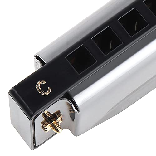 OriGlam MIA_80R Blues Harmonica Harp Mouth Organ, 10 Holes C Key Harmonica for Children Adults Students Beginner Friends - Image 4