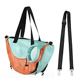 ITODA Katzen-Badetasche für Fellpflege, verstellbar, Anti-Biss- und Anti-Kratz-Bad-Wasch-Dusch-Netztasche, Schultertasche, Haustier-Tragetasche, freihändige Tasche für kleine Katzen