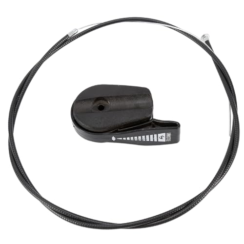 KSTE Kit de Reemplazo Cable Acelerador Cortacesped, Cortacésped Cable de Acelerador de 65 Pulgadas con Palanca de Interruptor de Control Manija para Cortacéspedes de Césped