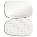 New Replacement Mirror Glass with FULL SIZE ADHESIVE for Volvo C30 C70 S40 S60 S80 V50 V70 Passenger Side View Right RH