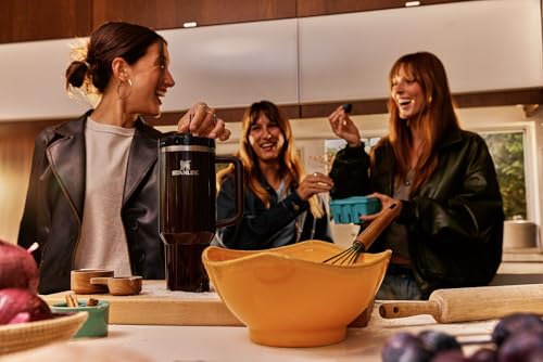 Image of STANLEY Quencher H2.0 Tumbler with Handle and Straw 40 oz | Flowstate 3-Position Lid | Cup Holder Compatible for Travel | Insulated Stainless Steel Cup | BPA-Free | Mahogany Gloss