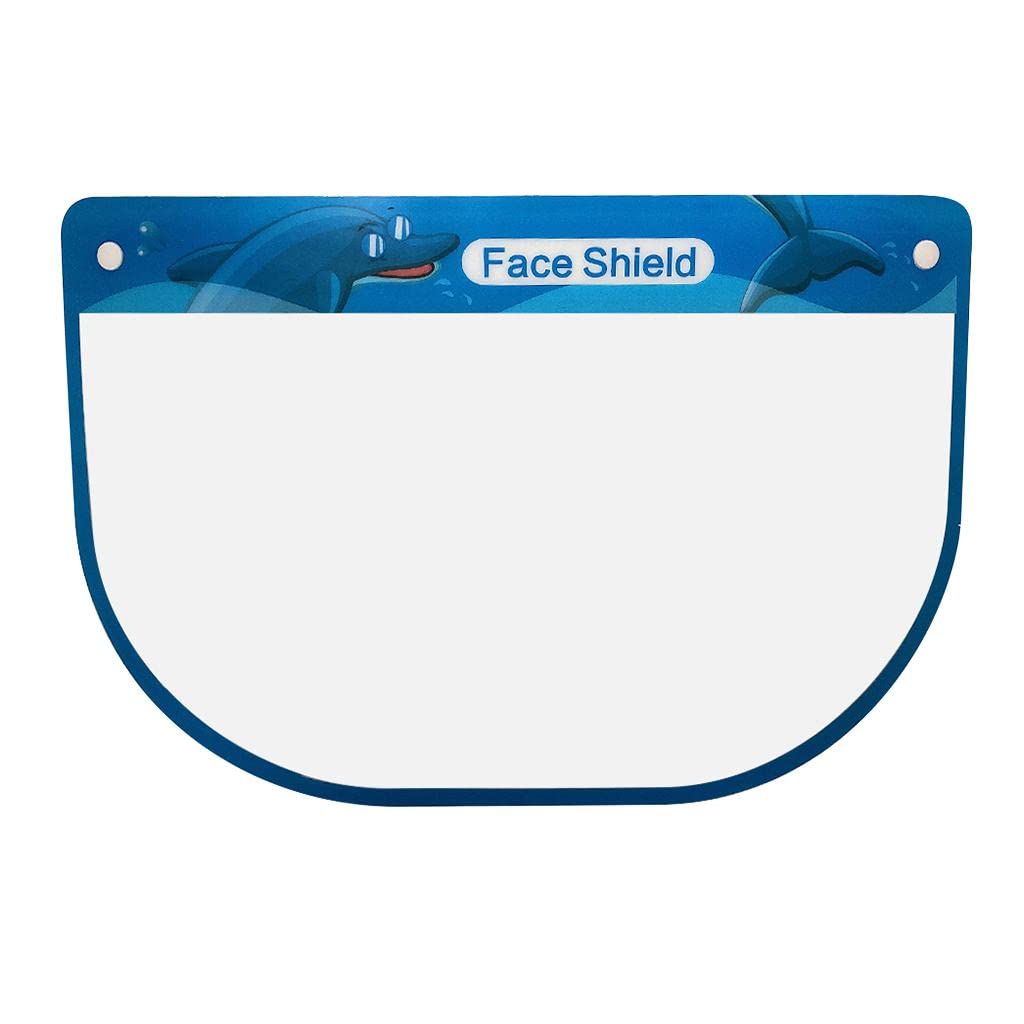NIVAA Kids Full Face Shield Guard Clear Face Cover with Protective Film Dolphin-image-42