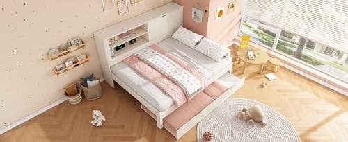 Gecheer Sofá Cama Extraíble con Almacenamiento y Carga USB - 3 Tamaños, Estilo Moderno Modelo LYKLYD-WF324916AAW